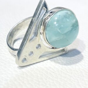Florite & Silver Ring
